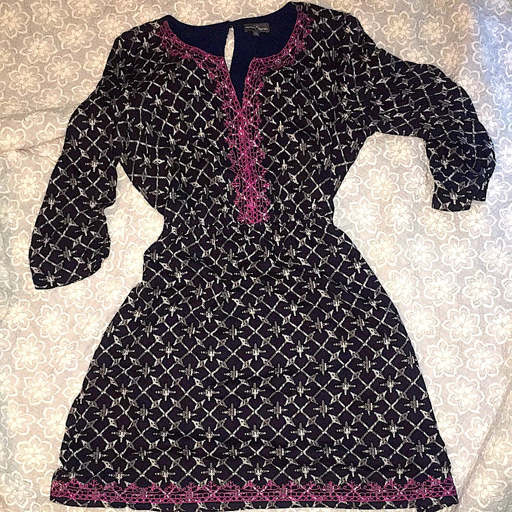 Market & Spruce embroidered boho dress